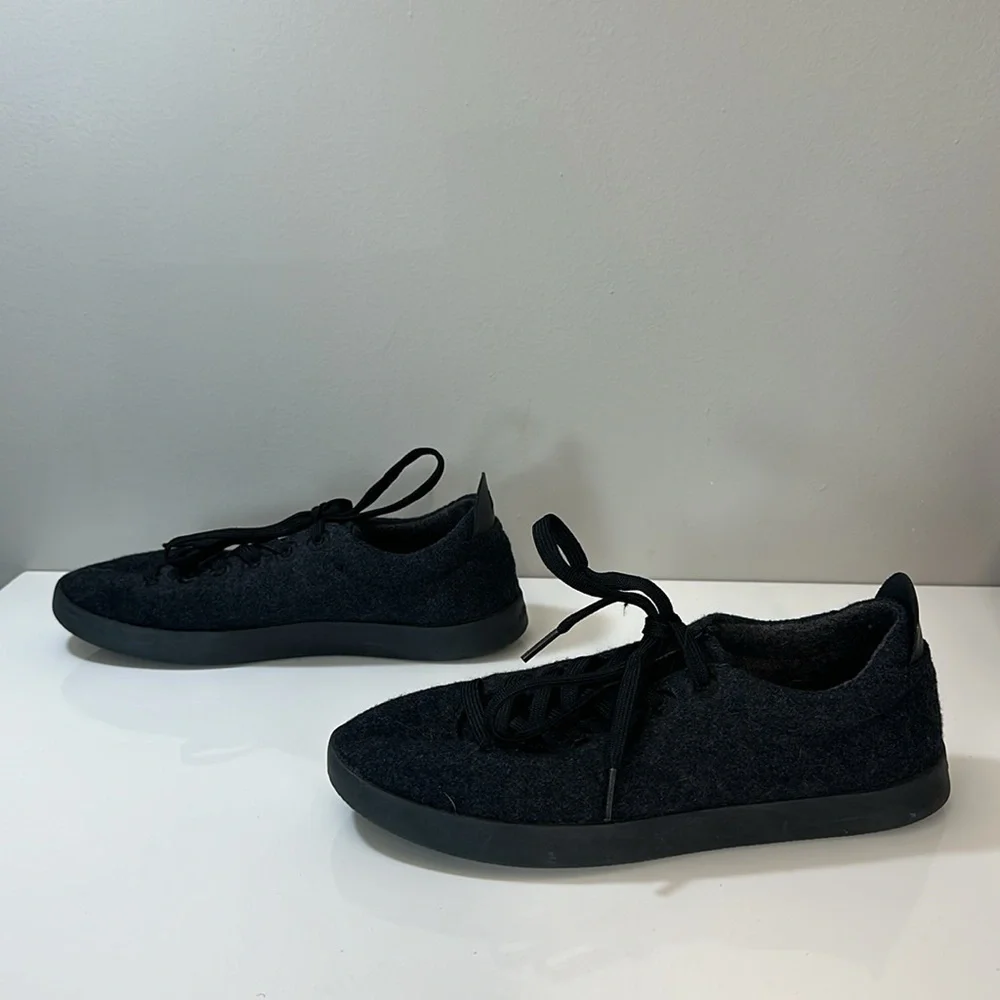 Allbirds WP Wool Pipers Sneakers Black Size 8